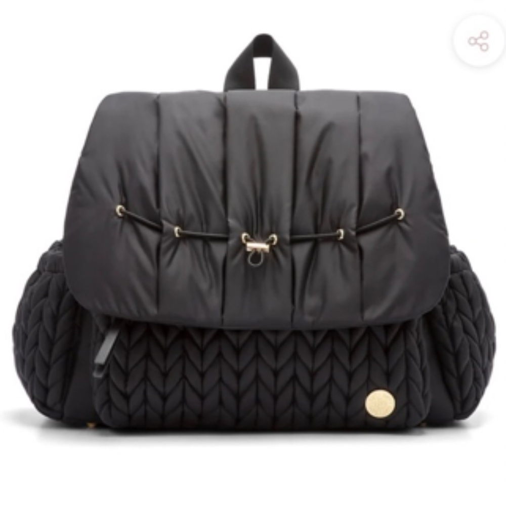 HAPP levy black diaper bag backpack